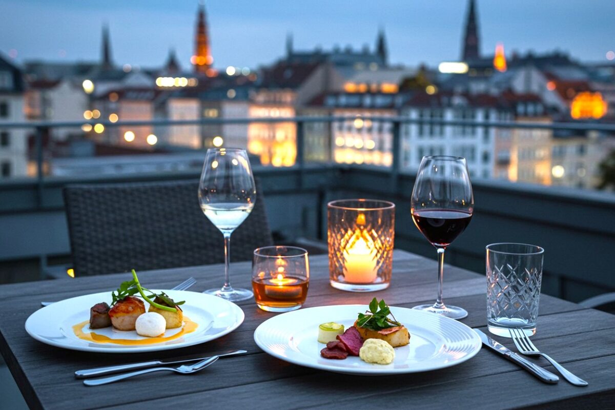 Exclusive Rooftop Dining in Copenhagen