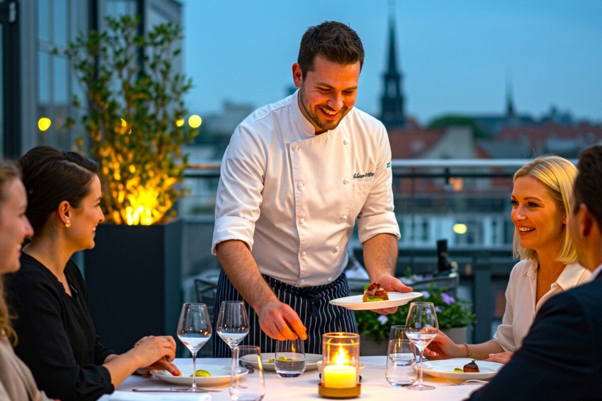 Exclusive Rooftop Dining in Copenhagen